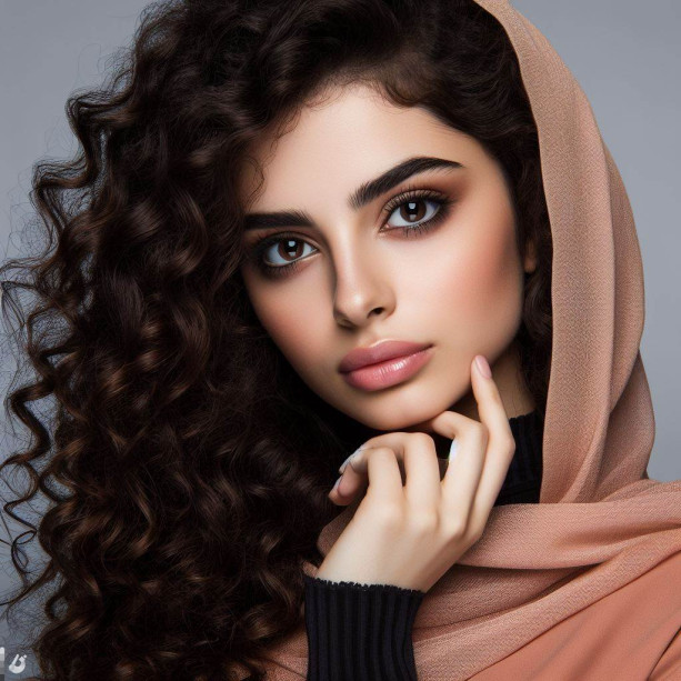Curly hair